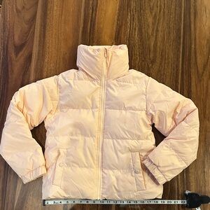Kids Peach Puffer Jacket
